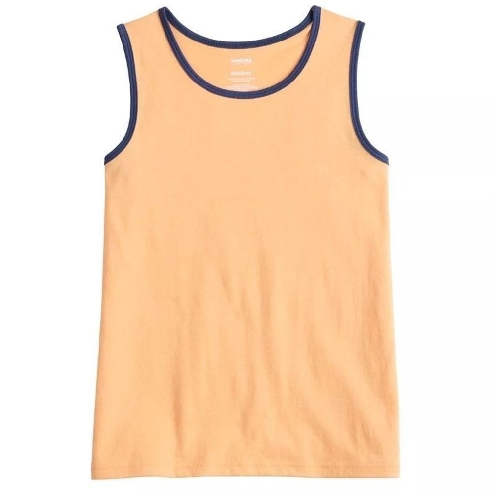 NWT Boys Sonoma Everyday Solid Tank Top in Orange XL